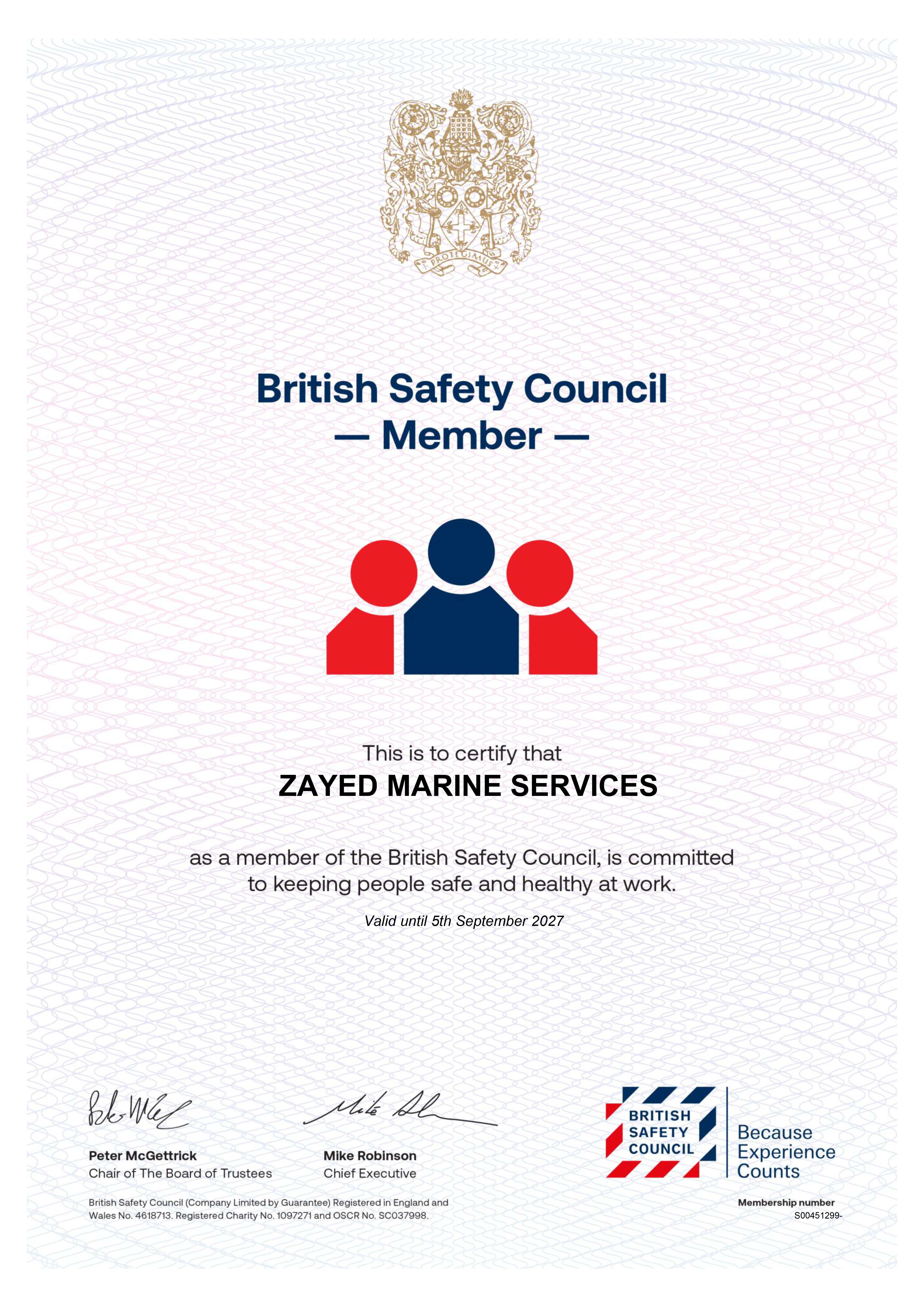 Certificate 5